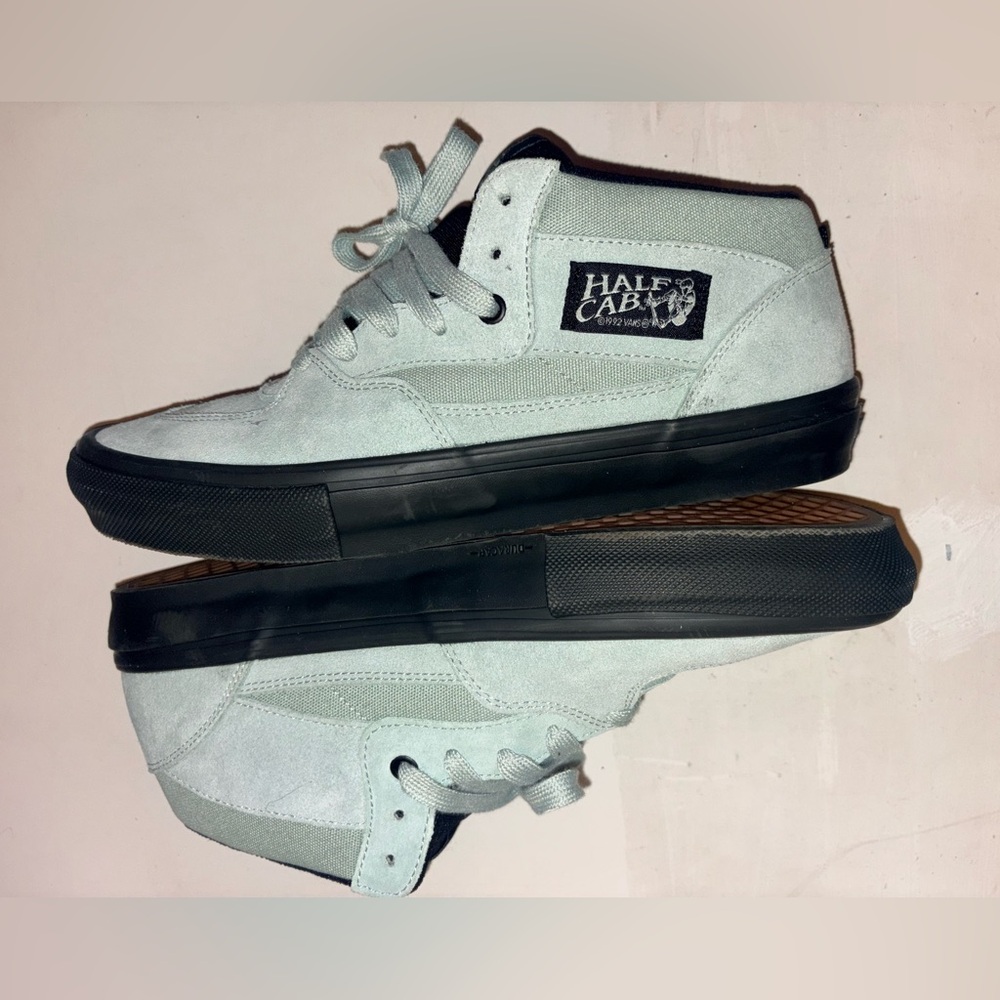Vans Half Cab Skate Shoes in Gray/Olive Men’s 11 - Picture 5 of 9